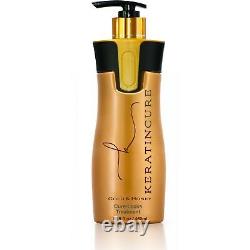 Keratin Cure Treatment Gold Honey Bio Protein Safe Silky Soft Hair Straight Hair