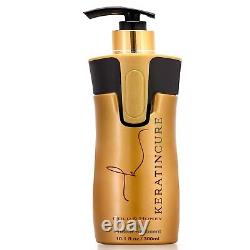 Keratin Cure Treatment Gold Honey Bio Protein Safe Silky Soft Hair Straight Hair