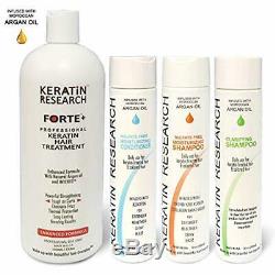 Keratin Forte Keratin Brazilian Keratin Hair Blowout Treatment with Moroccan Arg