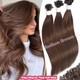 Keratin Fusion Glue Bondings Flat Nail U Tip Russian Remy Human Hair Extensions