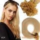 Keratin Fusion Pre Bonded Nail U Tip 100% Remy Human Hair Extensions Full Head