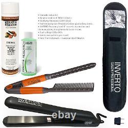 Keratin Hair Blowout Treatment Value Kit 300ml with Clarifying, Iron, and Comb