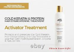 Keratin Hair-Straightening 1-Day Treatment 2-Piece withFREE Clarifying & Activator