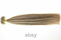 Keratin Pre Bonded Nail U Tip Remy Human Hair Extensions Balayage Highlight 1g/s