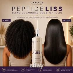 Keratin smoothing treatment, Brazilian Peptide Liss, Candice Professional 33 oz