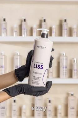 Keratin smoothing treatment, Brazilian Peptide Liss, Candice Professional 33 oz
