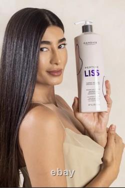 Keratin smoothing treatment, Brazilian Peptide Liss, Candice Professional 33 oz