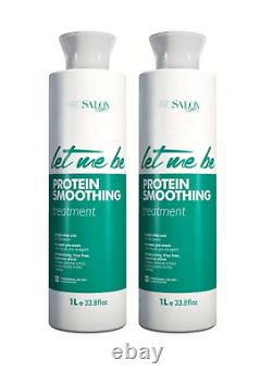 Kit 2 Brazilian Keratin Let Me Be Protein Smoothing 1L & Bio Restore Mask 1000ml