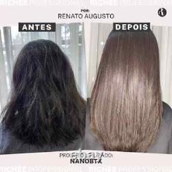 Kit 3x Richee Nano Btx Mask Professional Hair Straightening Nanobotox 1Kg 34oz