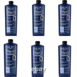Kit 6x Felps Omega Zero Resistance Brazilian Keratin Treatment 1L Wholesale