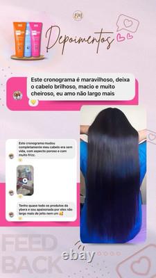 Kit Cronograma Capilar Fashion Gold Original BRAZIL 4 itens
