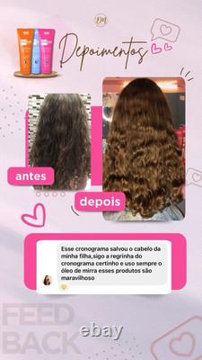 Kit Cronograma Capilar Fashion Gold Original BRAZIL 4 itens
