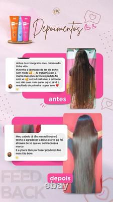 Kit Cronograma Capilar Fashion Gold Original BRAZIL 4 itens