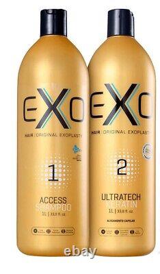 Kit Exoplastia Exo Hair Brazilian Keratin Nanotechnology 2 x 500mL