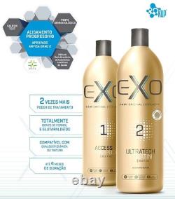 Kit Exoplastia Exo Hair Brazilian Keratin Nanotechnology 2 x 500mL