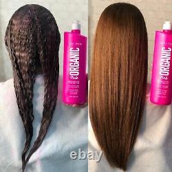 Kit Organic Pink Innovative Keratin Treatment Perfect Straight Hair
