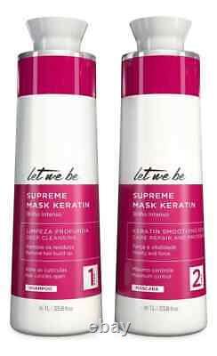 Kit Supreme Mask Keratin + Phyto Complex Protein Smoothing Let Me Be 3 Items