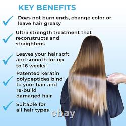 Kraze Beauty Formaldehyde Free Keratin Smoothing Hair Treatment 33.8fl. Oz 1L