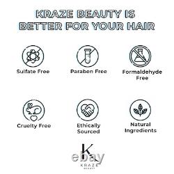 Kraze Beauty Formaldehyde Free Keratin Smoothing Hair Treatment 33.8fl. Oz 1L