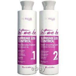 Let Me Be Progressive Supreme Liss Control Prosalon 2 x 34oz keratin brazil