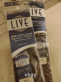Live 100% Brazilian Keratin Human Hair 18,16,14,12 And 8 Inch
