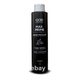 Max Prime S-Fiber Hair Straightening Smoothing Volume Reducer 1000ML QOD