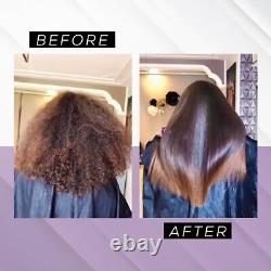 Max Silver + Argan Pro Blond Bleached Keratin Hair Straightening Kit 2 Itens Q