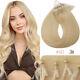 Micro Loop Ring Bead Human Remy Hair Extensions Pre Bonded Keratin Cold-fusion