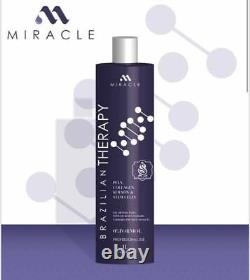 NEW BRAZILIAN THERAPY by MIRACLE PLEX COLLAGEN KERATIN & STEMCELLS 33.08 OZ