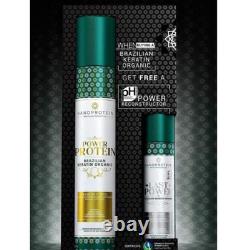 Nanoprotein Power Protein Brazilian Keratin Treatment Kit 1l + Last Power Mask