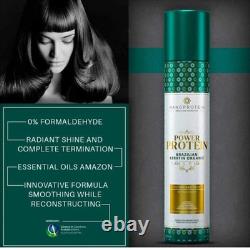 Nanoprotein Power Protein Brazilian Keratin Treatment Kit 1l + Last Power Mask