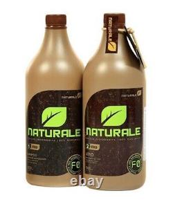 Naturale Organic Brazilian Keratin Treatment Blow Dry 2x 1000ml/33,8 Fl. Oz