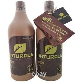 Naturale Organic Brazilian Keratin Treatment Blow Dry 2x 1000ml/33,8 Fl. Oz