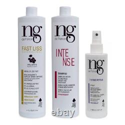 Ng De France Absolut Liss Fast Hair Realignment Set Brazilian Keratin (3 items)