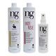 Ng De France Absolut Liss Fast Hair Realignment Set Brazilian Keratin (3 Items)