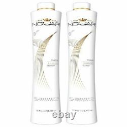 Nouar Cacau Platinum Moroccan Brazilian Keratin Hair Treatment 2x1000ml Nouar