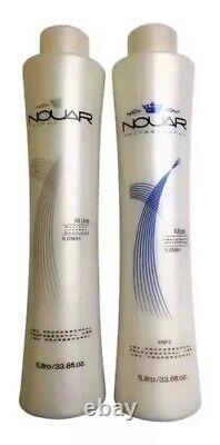 Nouar Maxx Platinum/Progressive Brazilian Keratin Treatment Kit 2x1L/33.8 fl. Oz