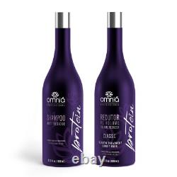 Omnia Protein Volume Reducer Kit 2×1L Brazilian Keratin Treatment