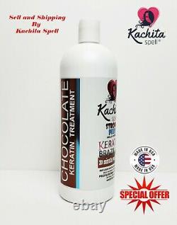 Original Brazilian Keratin Treatment CHOCOLATE 32floz Keratina KachitaSpell