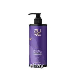 PURC 1000ML Brazilian Keratin Hair Treatment Straightener Lavender Hair 12%
