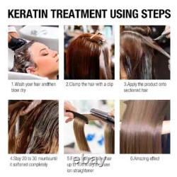 PURC 1000ML Brazilian Keratin Hair Treatment Straightener Lavender Hair 12%