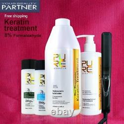 PURC Brazilian keratin hair treatment 1000ml and 300ml purifying shampoo OEM