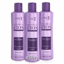 Plastica Dos Fios Brazilian Keratin Treatment Blow Dry Hair Straightening Kit