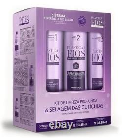 Plástica dos Fios Brazilian Hair Treatment Kit 3 Steps 3x1L