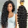 Pre Bonded Flat Tip Hair Extensions Remy Loose Curly Keratin Fusion Human Hair
