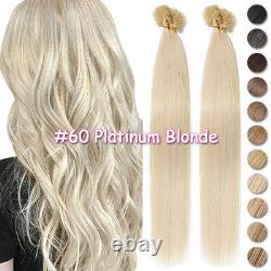 Pre Bonded Fusion Keratin Nail U-Tip 100% Remy Human Hair Extensions 200G THICK