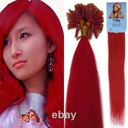 Pre-Bonded Hair Extension Keratin U Tip Real Russian Remy Human HairStraight100S