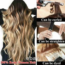 Pre-Bonded Hair Extensions Keratin Nail U Tip Remy Brazilian Human Hair16-26inch