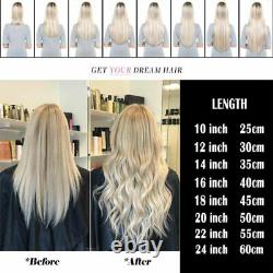 Pre-Bonded Hair Extensions Keratin Nail U Tip Remy Brazilian Human Hair16-26inch