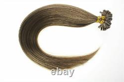 Pre-Bonded Keratin Fusion U Tip Brazilian Remy Human Hair Extensions1g/s 16-22in